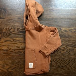 Zara Boys Camel Hoodie Size 6